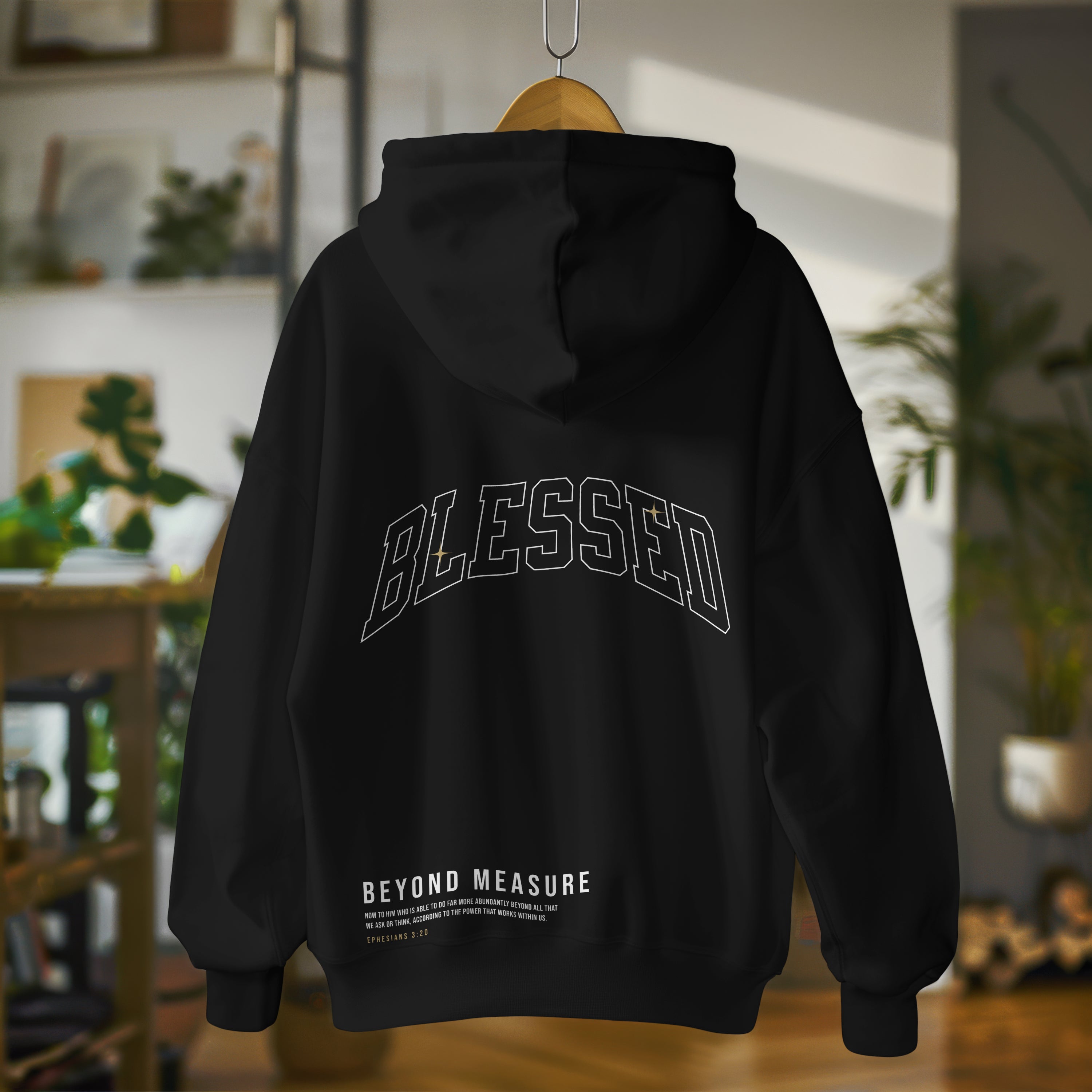 BLESSED BEYOND MEASURE UNISEX HOODIE