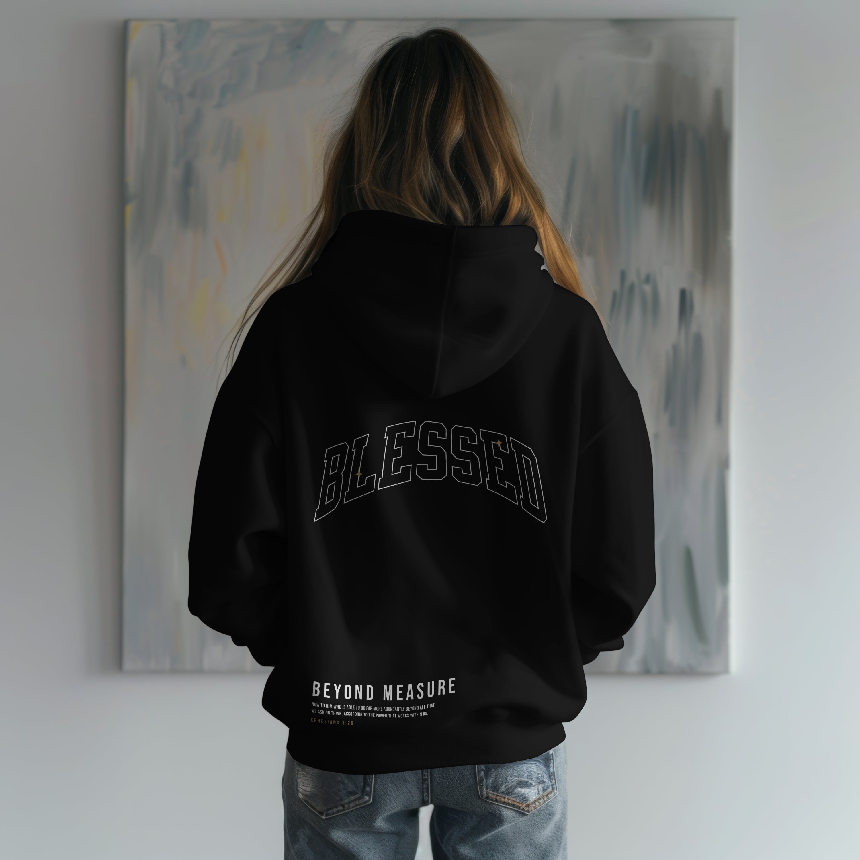 BLESSED BEYOND MEASURE UNISEX HOODIE