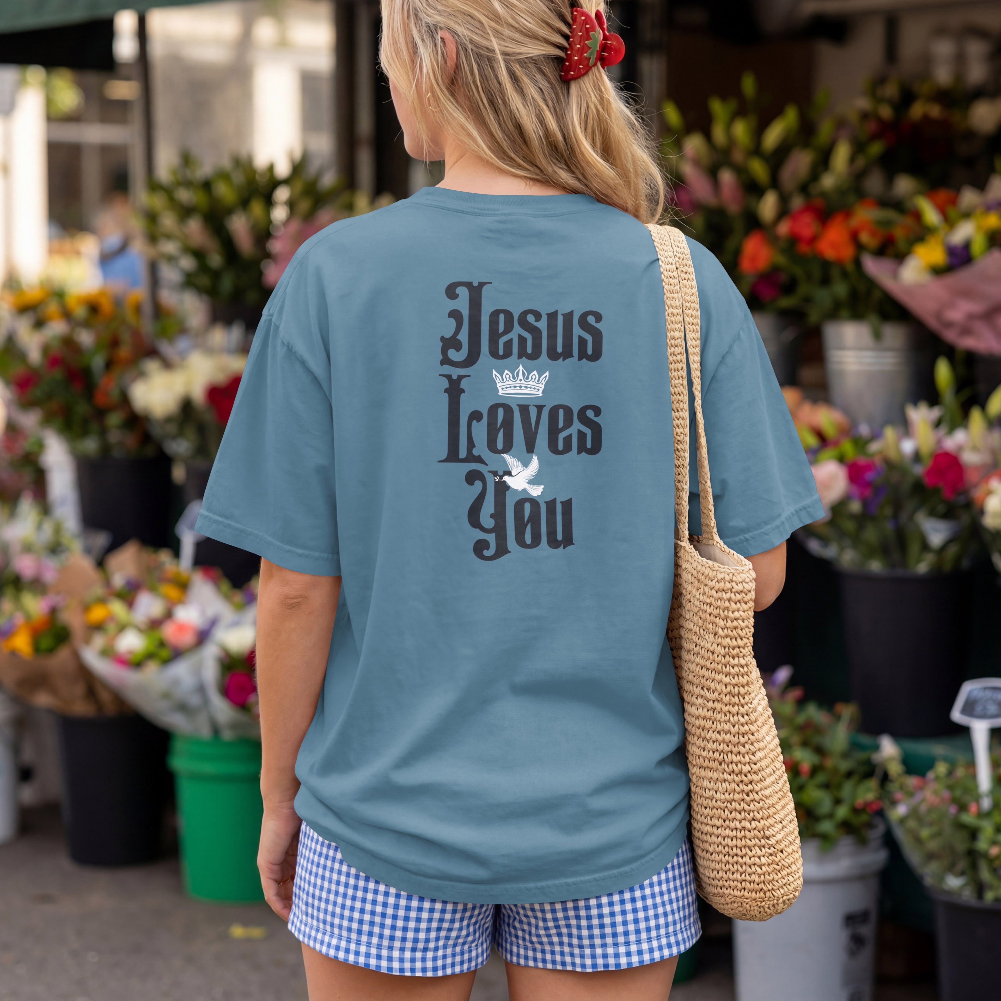 JESUS LOVES YOU UNISEX TEE