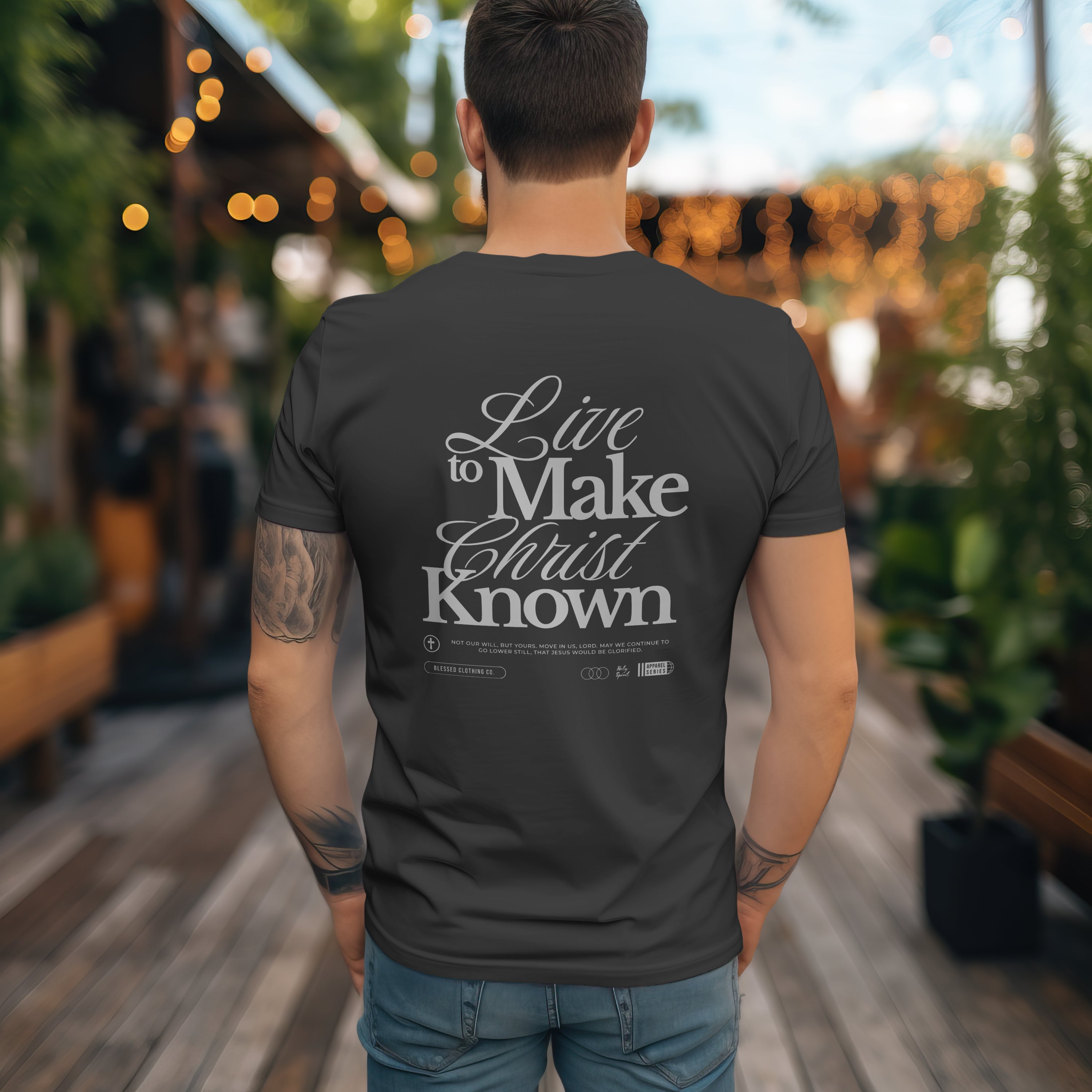 LIVE TO MAKE CHRIST KNOWN UNISEX TEE