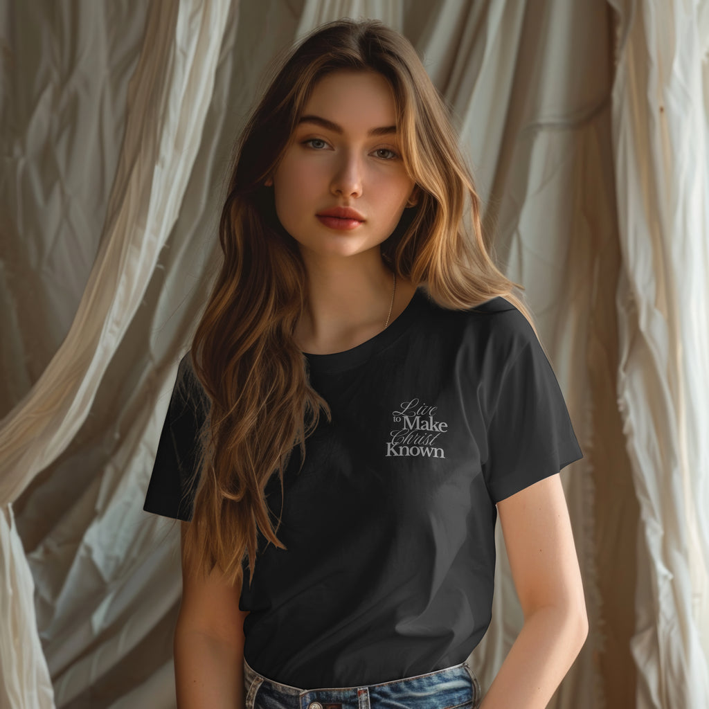 LIVE TO MAKE CHRIST KNOWN UNISEX TEE