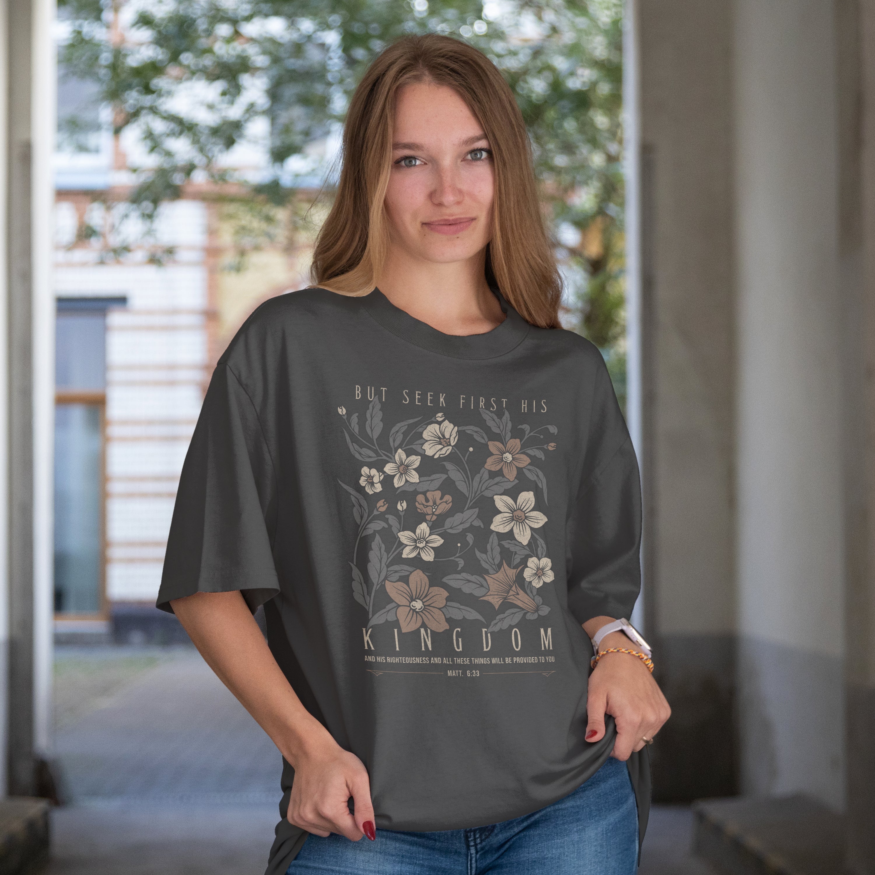 SEEK FIRST HIS KINGDOM UNISEX TEE