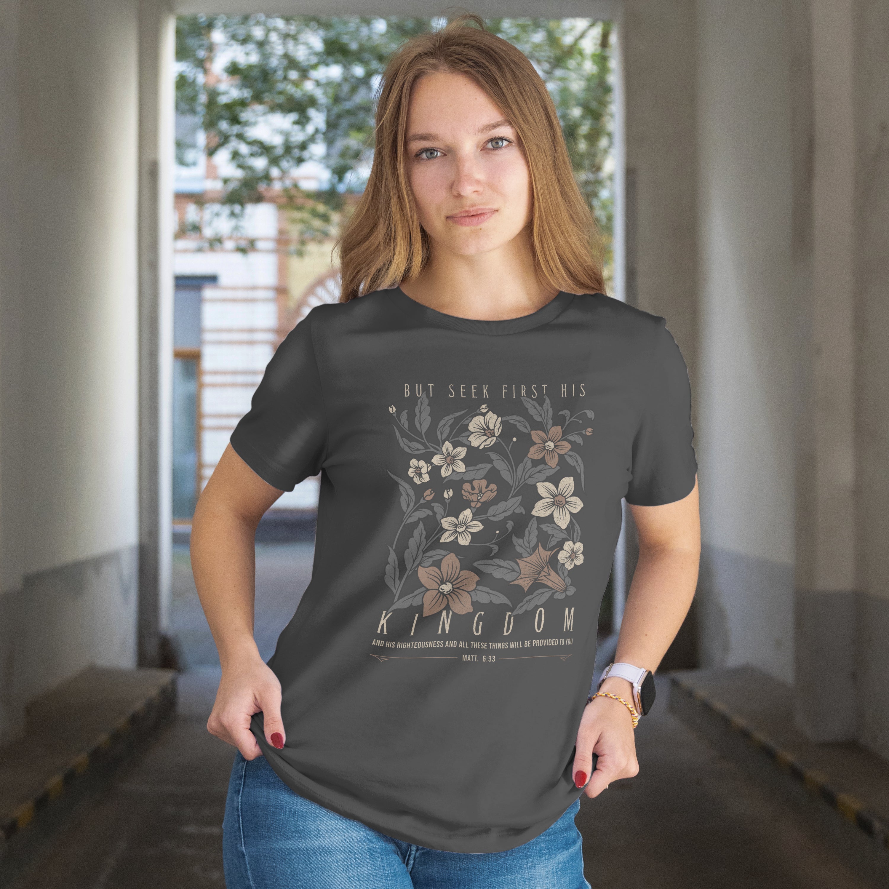 SEEK FIRST HIS KINGDOM UNISEX TEE