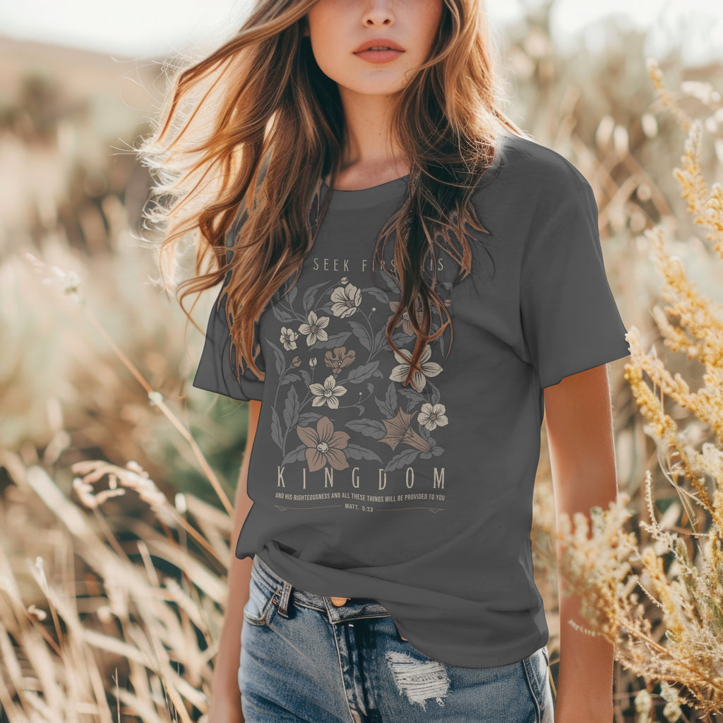 SEEK FIRST HIS KINGDOM UNISEX TEE