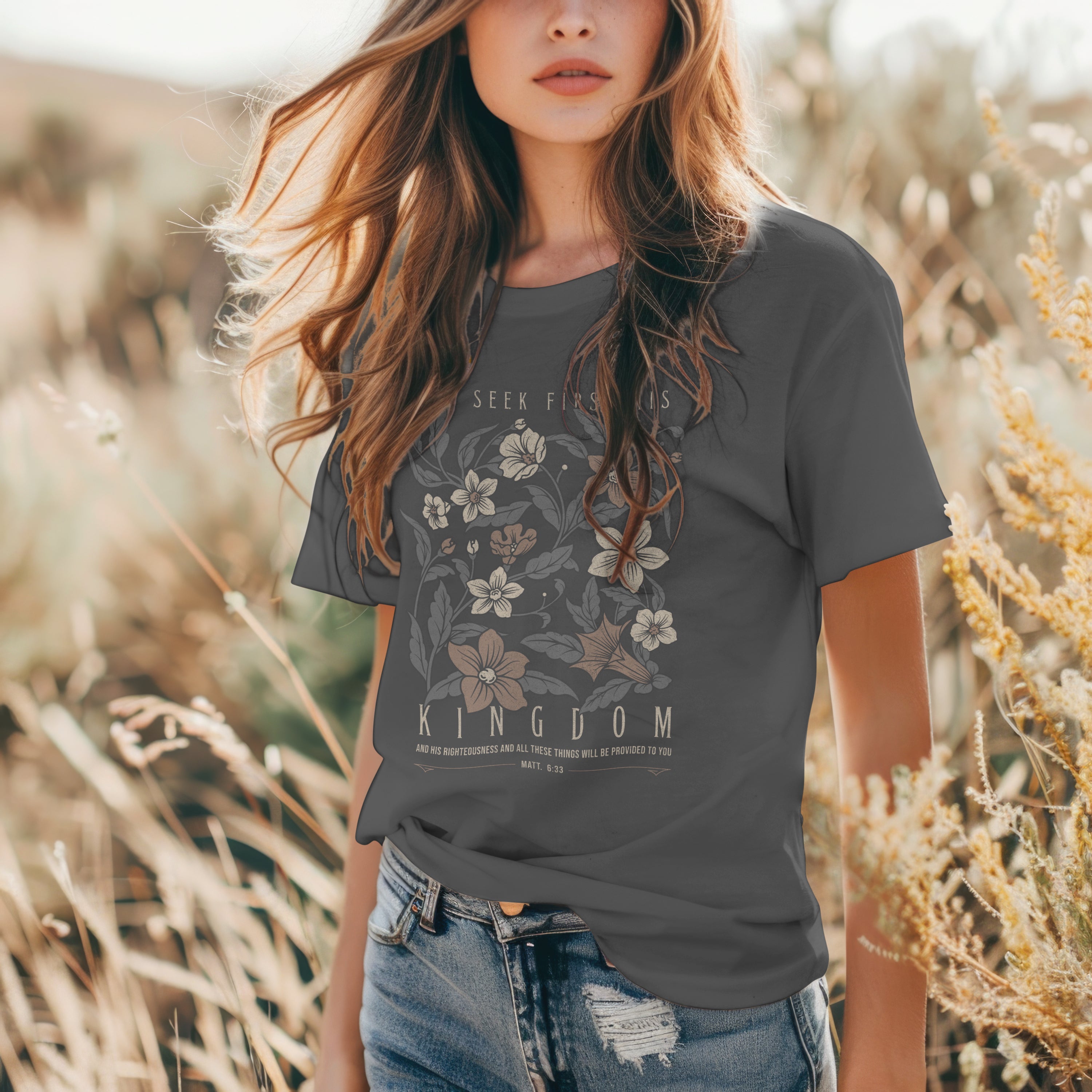 SEEK FIRST HIS KINGDOM UNISEX TEE