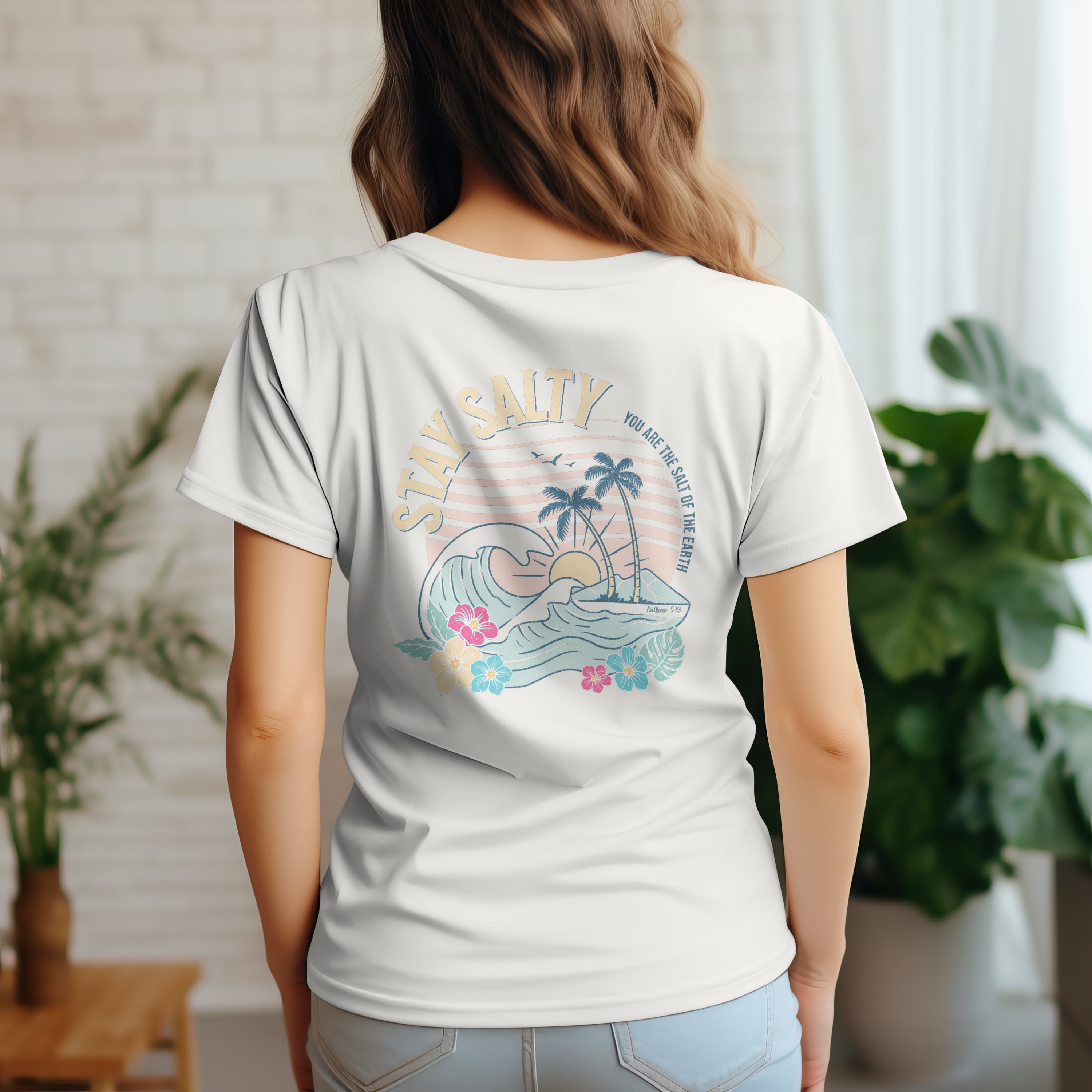 STAY SALTY UNISEX TEE
